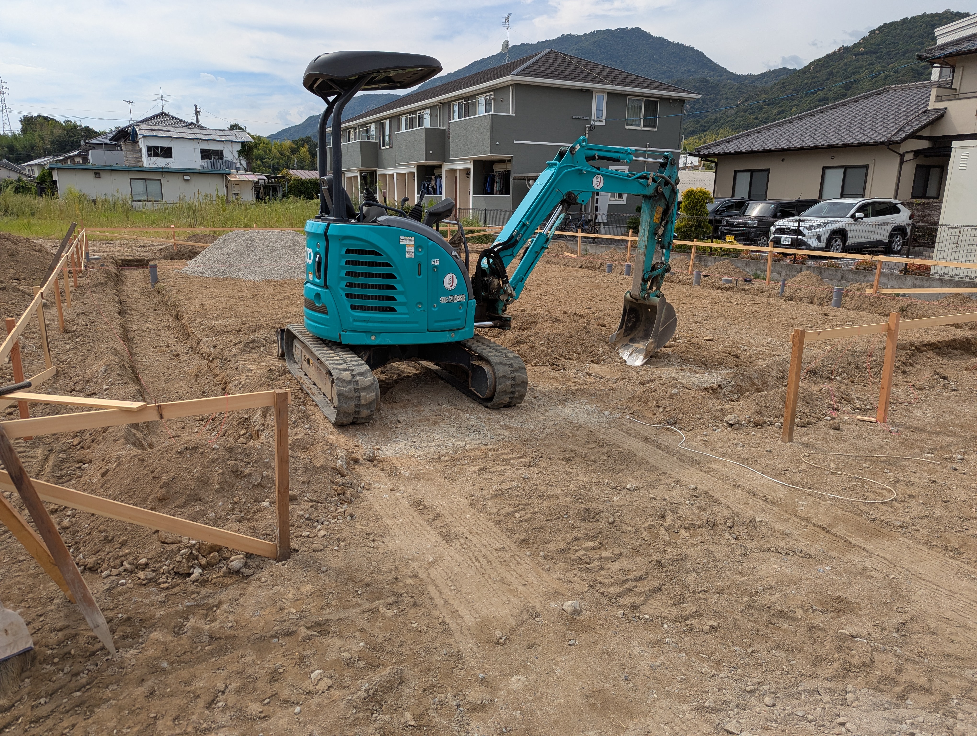 基礎工事掘削